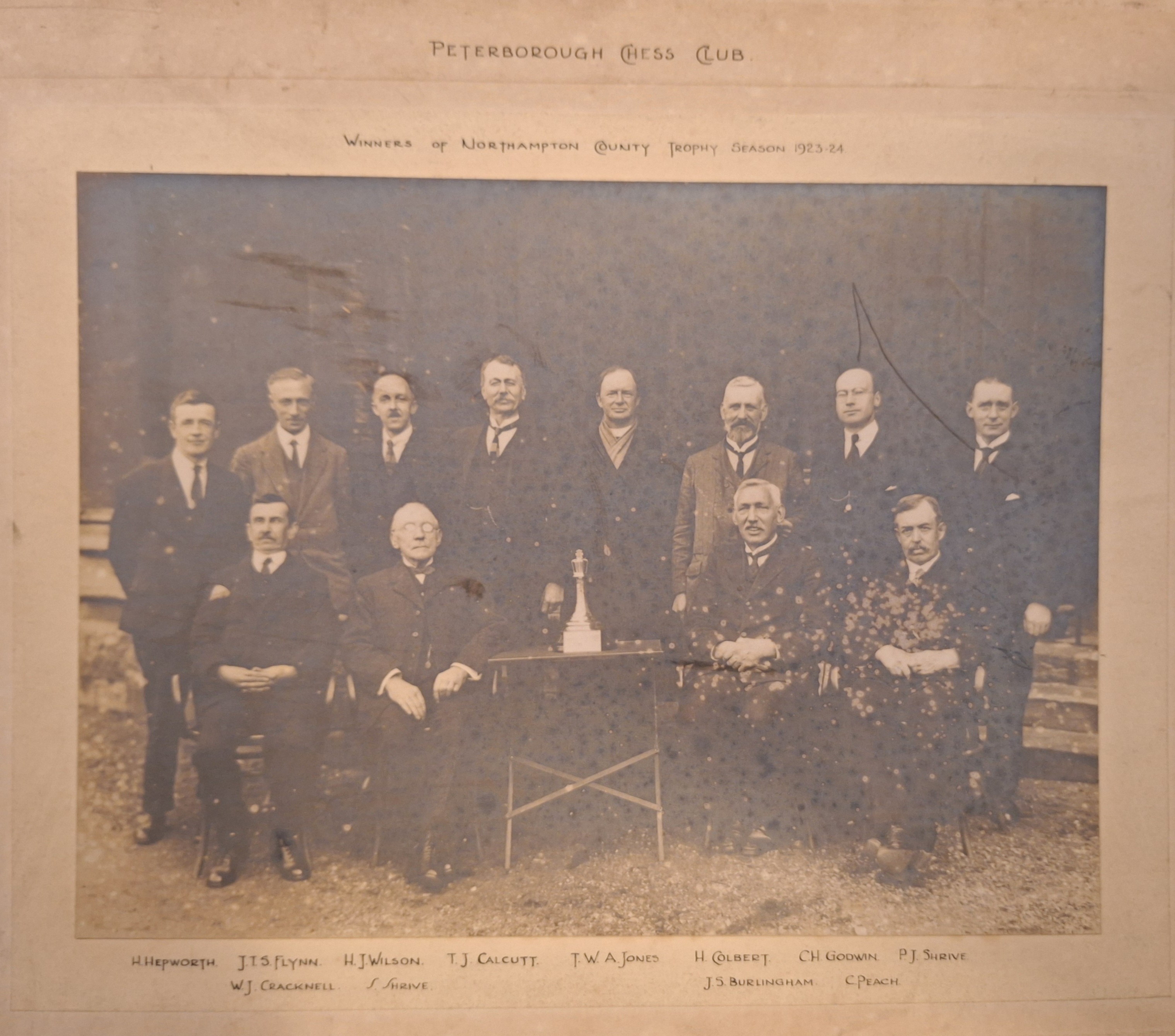 Winners of Northampton County Trophy Seanon 1923-24
